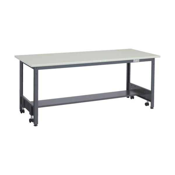 TRUSCO 中荷重作業台(500kg)CFW型 1800X750XH740 基本タイプ ダークグレー色 CFWS-1875 1台（直送品）