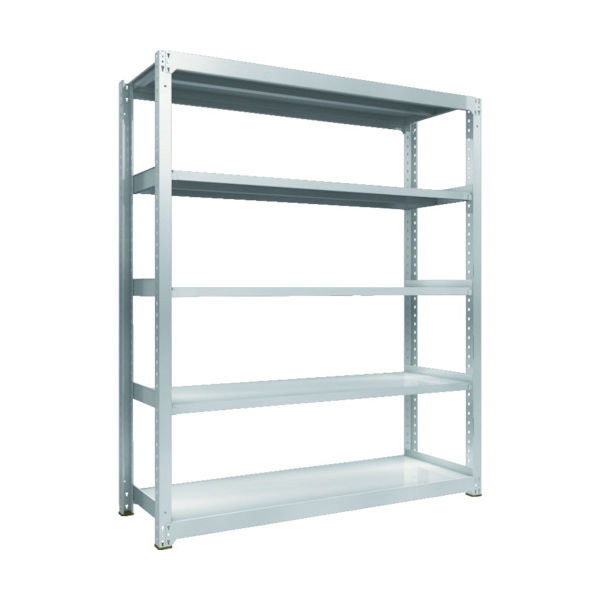 トラスコ中山 TRUSCO 耐食性スチール棚 TZM3型中量棚 1800X471XH2100 5段 単体 TZM3-7655 1台(1個)（直送品）