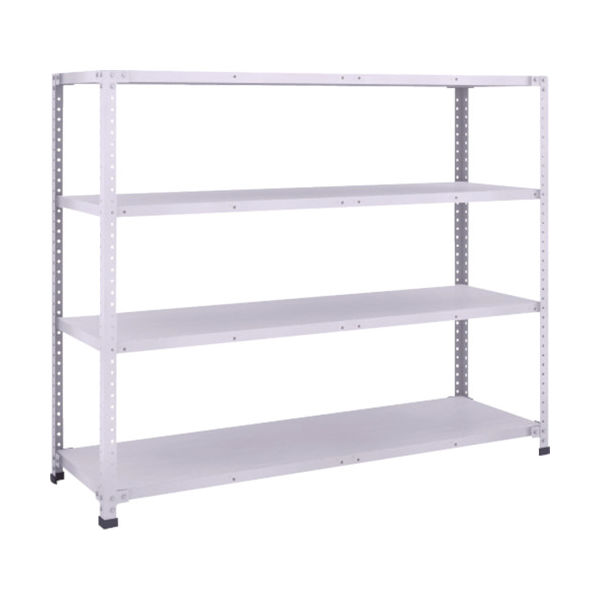 トラスコ中山 TRUSCO 軽量150型中棚ボルトレス棚 W1500XD450XH1200 4段 TLA45S-14 1台(1個)（直送品）