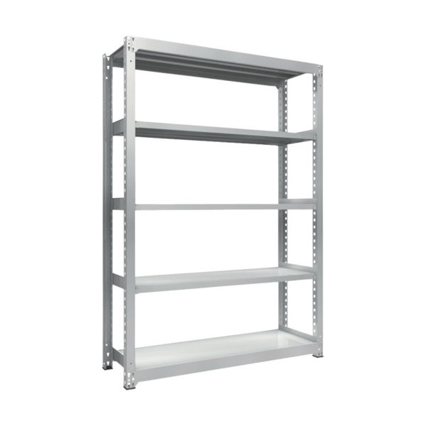 トラスコ中山 TRUSCO 耐食性スチール棚 TZM3型中量棚 1500X471XH2100 5段 単体 TZM3-7555 1台(1個)（直送品）