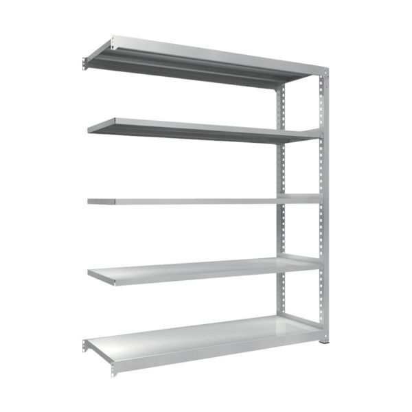 トラスコ中山 TRUSCO 耐食性スチール棚 TZM3型中量棚 1800X571XH2100 5段 連結 TZM3-7665B 1台(1個)（直送品）