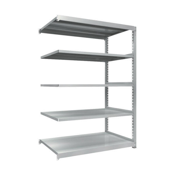 トラスコ中山 TRUSCO 耐食性スチール棚 TZM3型中量棚 1500X921XH2100 5段 連結 TZM3-7595B 1台(1個)（直送品）
