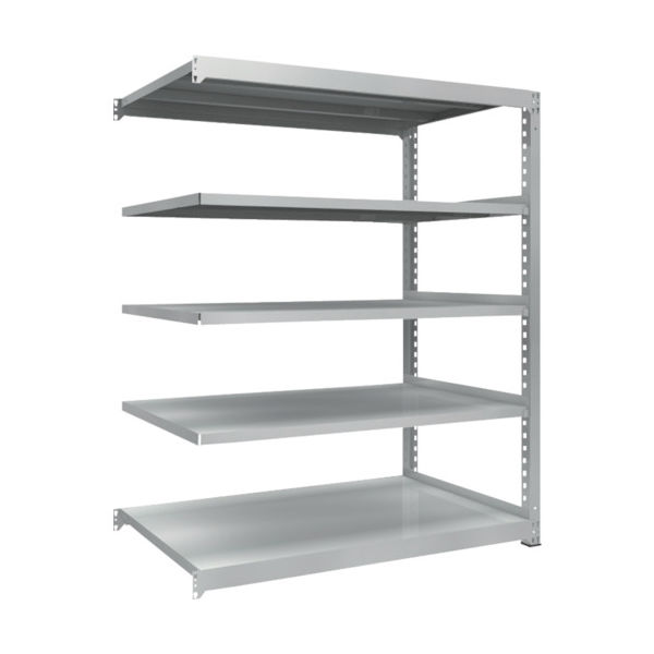 トラスコ中山 TRUSCO 耐食性スチール棚 TZM3型中量棚 1500X921XH1800 5段 連結 TZM3-6595B 1台(1個)（直送品）