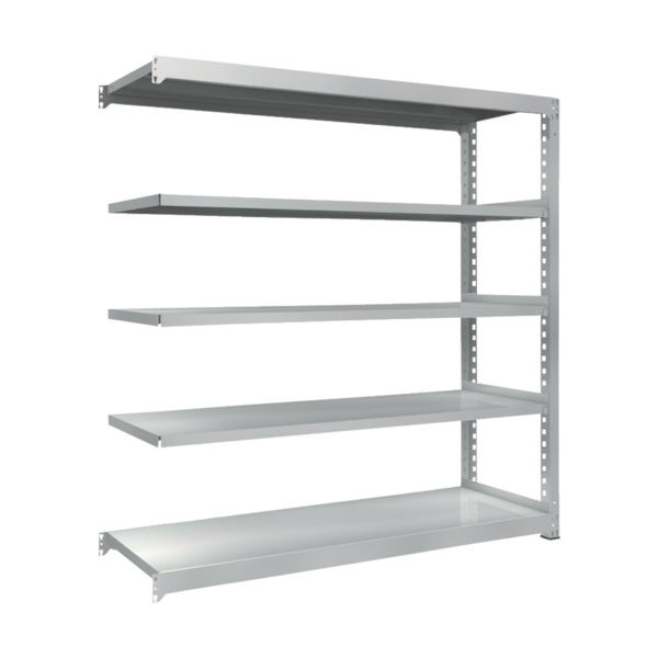 トラスコ中山 TRUSCO 耐食性スチール棚 TZM3型中量棚 1800X571XH1800 5段 連結 TZM3-6665B 1台(1個)（直送品）