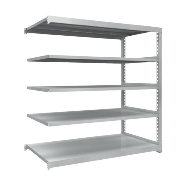 トラスコ中山 TRUSCO 耐食性スチール棚 TZM3型中量棚 1800X921XH1800 5段 連結 TZM3-6695B 1台(1個)（直送品）