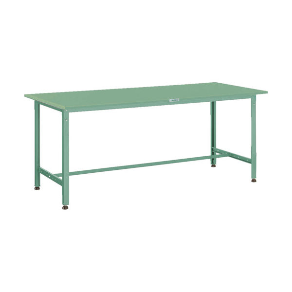 トラスコ中山 TRUSCO 軽荷重作業台(300kg)AE型 1800X600XH740 基本タイプ グリーン色 SAE-1860 1台（直送品）