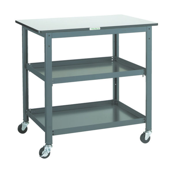 トラスコ中山 TRUSCO WHT型作業台補助テーブルワゴン 900X600XH900 WHT-6090H 1台 301-2778（直送品）
