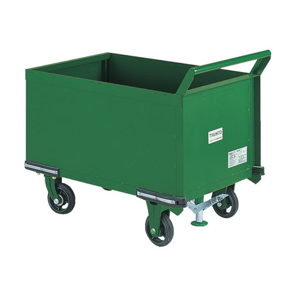 トラスコ中山 TRUSCO 鋼鉄製運搬車 900X600 前方トビラ ストッパー付 OHN-24PS 1台 308-1214（直送品）