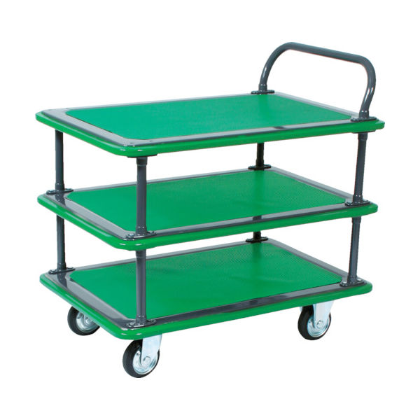 トラスコ中山 TRUSCO ハイグレード運搬車 3段片袖型 946X646 308EBN 1台 336-4305（直送品）