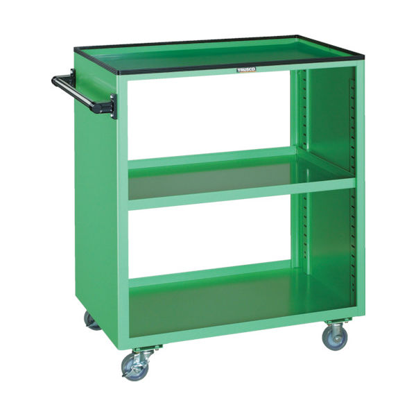 トラスコ中山 TRUSCO ツールワゴン 750X500XH880 ヤンググリーン NTS-302N-YG 1台 440-8233（直送品）