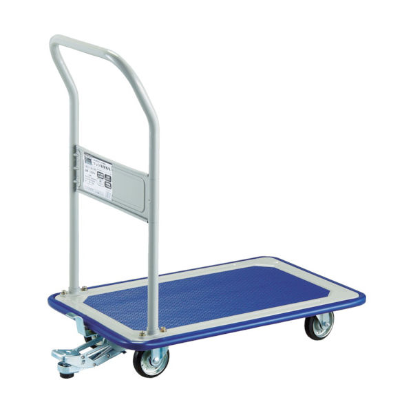 トラスコ中山 TRUSCO プレス製台車 固定式 946X646 ストッパー付 350KNS 1台 440-8772（直送品）