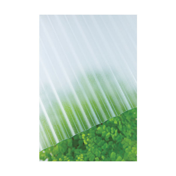 タキロンシーアイ タキロン ポリカ波板 32波 9尺 650クリアフロスト 217927 1セット(10枚) 453-1809（直送品）