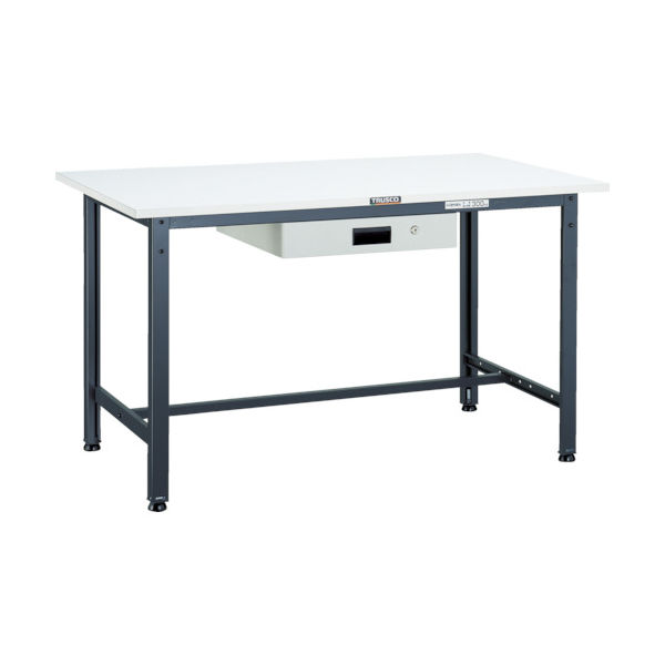 TRUSCO 軽荷重作業台(300kg)AE型 900X600XH740 薄型1段引出付 ダークグレー色 AE-0960UDK1 DG 1台（直送品）