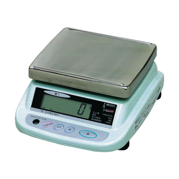 イシダ 防水上皿型重量ハカリ S-BOXWP-15 1台 456-8648（直送品）