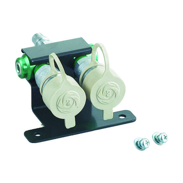 トラスコ中山 TRUSCO ハンドル昇降式作業台用オプション エアー源カプラ(2口付) TFKAC-200T 1個 456-1376（直送品）