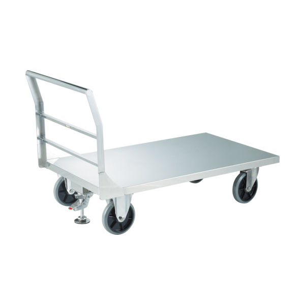 トラスコ中山 TRUSCO オールステンレス台車900X600 ストッパー付 ASUD-2S 1台 458-8231（直送品）