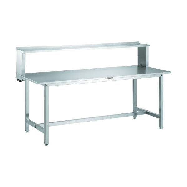 トラスコ中山 TRUSCO SW3型オールステンレス作業台 1500X600 上棚付 SW3-1560UT 1台 458-9173（直送品）