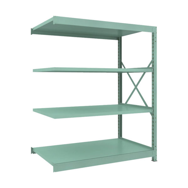 トラスコ中山 TRUSCO R3型中量棚 1500X900XH1800 4段 連結 R3-6594B 1台(1個) 505-1860（直送品）
