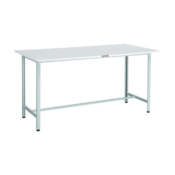 TRUSCO 軽荷重立作業台(300kg)HAE型 1500X900XH900 基本タイプ ホワイト色 HRAE-1509 W 1台（直送品）