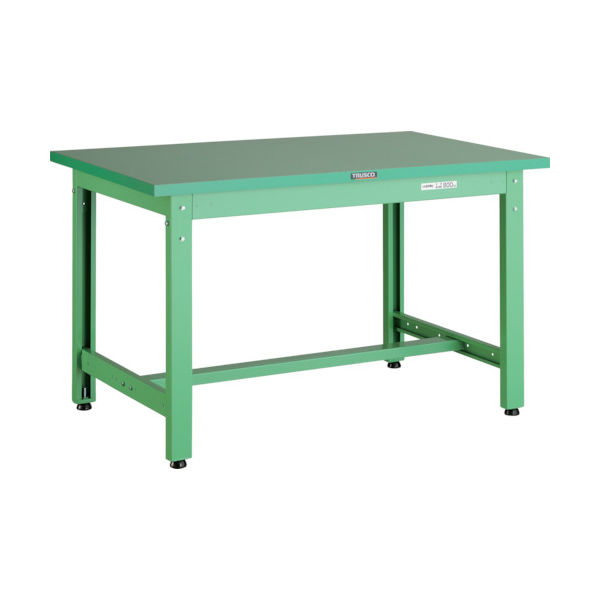 トラスコ中山 TRUSCO 中荷重作業台(800kg)GW型 900X450XH740 ヤンググリーン色 GWP-0945 YG 1台（直送品）