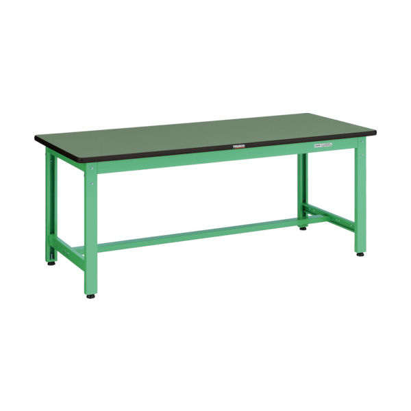 TRUSCO 中荷重作業台(800kg)GW型 1800X750XH740 基本タイプ ヤンググリーン色 GWR-1875 YG 1台（直送品）
