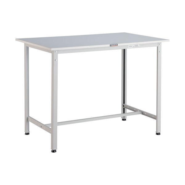 TRUSCO 軽荷重立作業台(300kg)HAE型 900X750XH900 基本タイプ ホワイト色 HRAE-0975 W 1台（直送品）