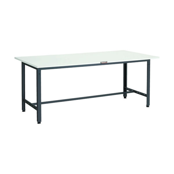 TRUSCO 軽荷重作業台(400kg)LEW型 1800X900XH740 基本タイプ ダークグレー色 LEWP-1809 1台（直送品）