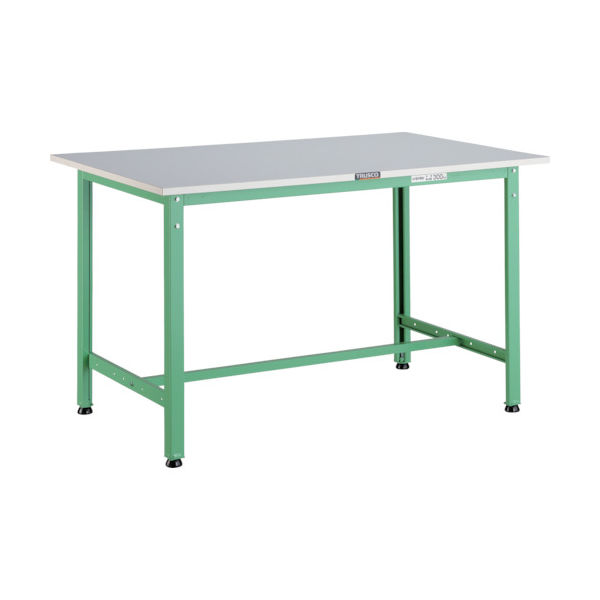 TRUSCO 軽荷重作業台(300kg)AE型 900X450XH740 基本タイプ ヤンググリーン色 RAE-0945 YG 1台（直送品）
