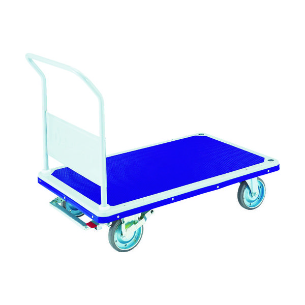 トラスコ中山 TRUSCO 始動アシスト台車 アクセル ペダル式 足踏みストッパー付 502NFA-FB 1台 485-1391（直送品）