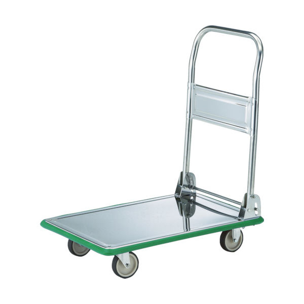 ステンレス製運搬車（折りたたみハンドルタイプ） _1