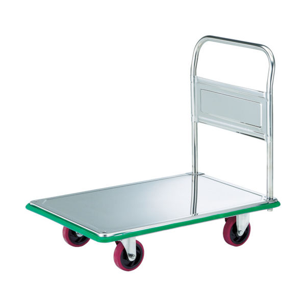 トラスコ中山 TRUSCO オールSUS製運搬車 固定式 915X615 省音ウレタン車 SUS-302NU 1台 485-4764（直送品）