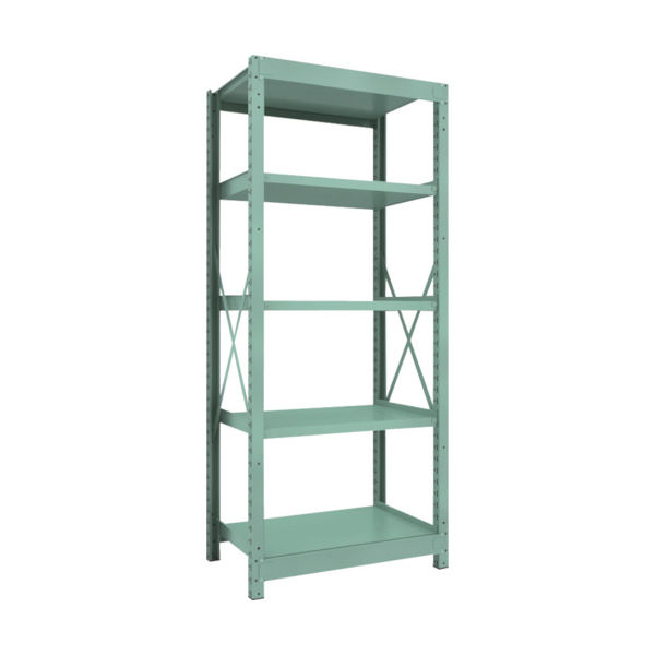 トラスコ中山 TRUSCO R3型中量棚 900X600XH2100 5段 単体 R3-7365 1台(1個) 504-7862（直送品）