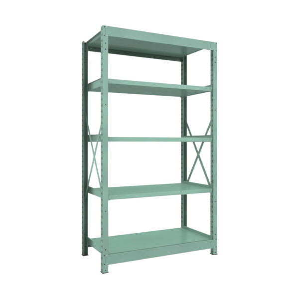 トラスコ中山 TRUSCO R3型中量棚 1200X600XH2100 5段 単体 R3-7465 1台(1個) 504-7871（直送品）