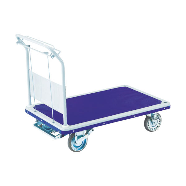 トラスコ中山 TRUSCO 始動アシスト台車 アクセル ペダル式 自在ストッパー付 502NFAJB 1台 489-6319（直送品）