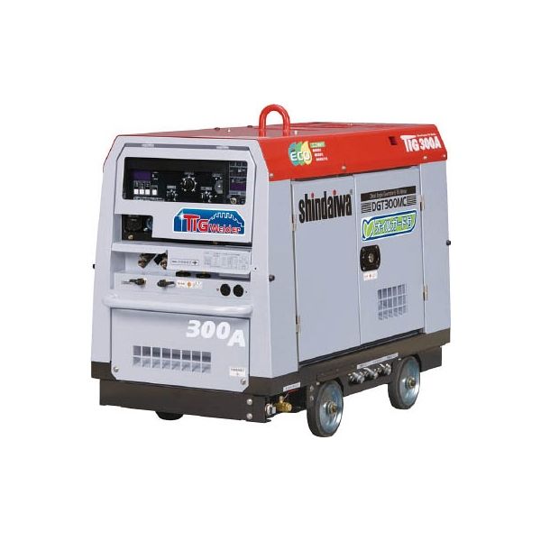 やまびこ 新ダイワ エンジンTIG溶接機(オイルガード付) DGT300MC-W 1台 494-7878（直送品）