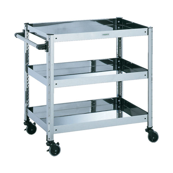 トラスコ中山 TRUSCO SUS304ステンレスワゴン W770XD520XH800 SUS3-511B 1台 503-4591（直送品）