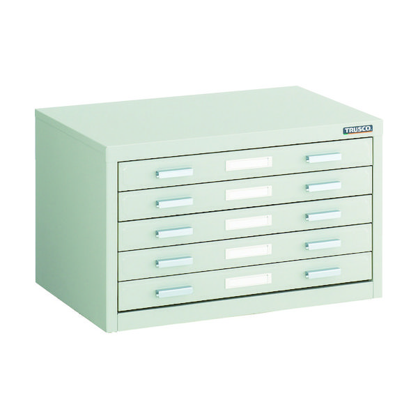 トラスコ中山 TRUSCO マップケース スチール A3X5段 541X360XH330 A3-1W5 1台 504-7595（直送品）