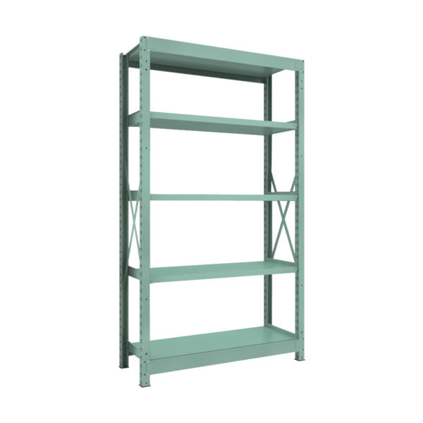 トラスコ中山 TRUSCO R3型中量棚 1200X450XH2100 5段 単体 R3-7455 1台(1個) 504-7790（直送品）