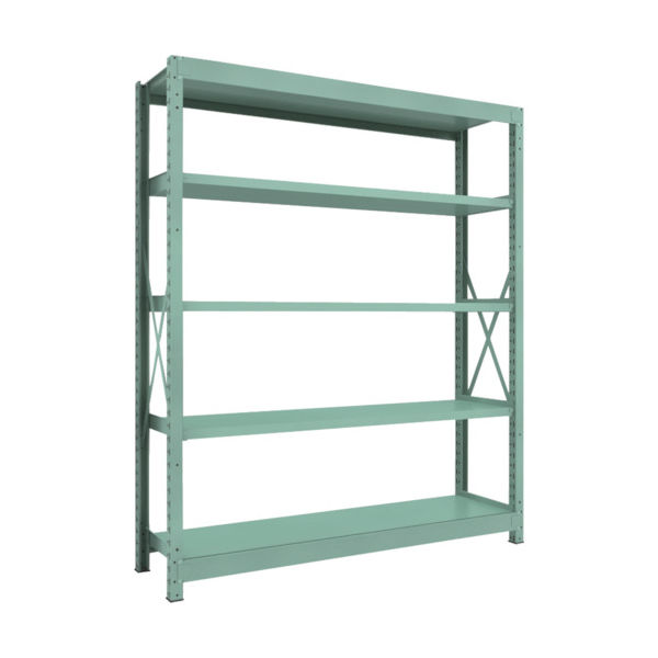 トラスコ中山 TRUSCO R3型中量棚 1800X450XH2100 5段 単体 R3-7655 1台(1個) 504-8052（直送品）
