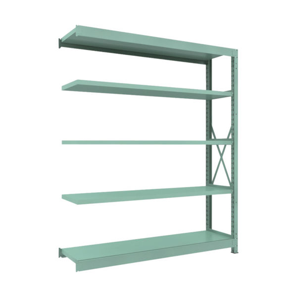 トラスコ中山 TRUSCO R3型中量棚 1800X450XH2100 5段 連結 R3-7655B 1台(1個) 504-8079（直送品）