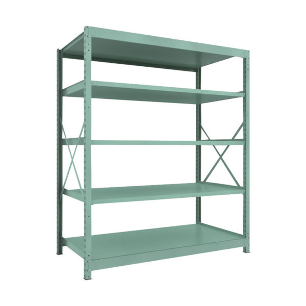 トラスコ中山 TRUSCO R3型中量棚 1800X900XH2100 5段 単体 R3-7695 1台(1個) 504-8214（直送品）