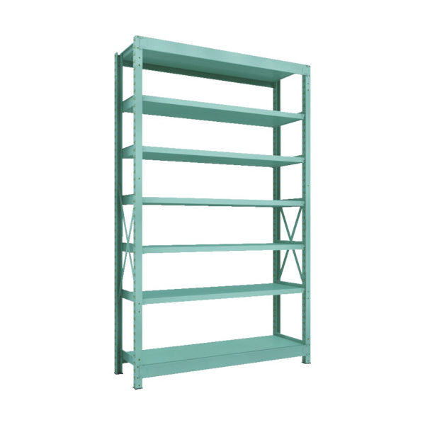 トラスコ中山 TRUSCO 中量ボルト式棚 R3型 W1500×D450×H2400 7段 単体 R3-8557 1台(1個)（直送品）
