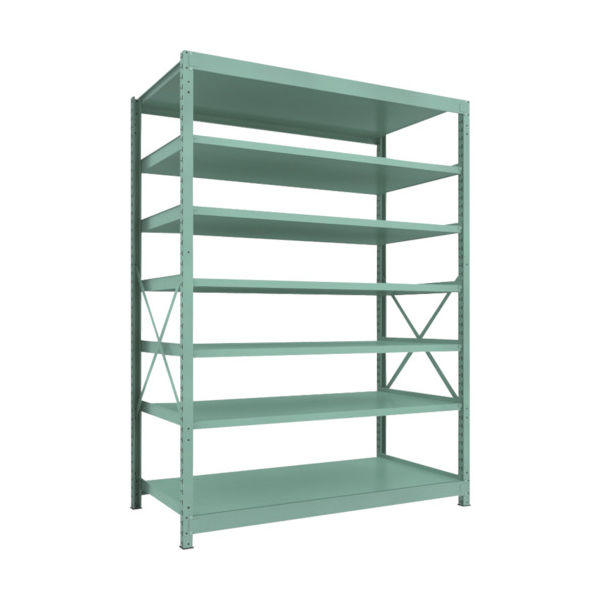 トラスコ中山 TRUSCO 中量ボルト式棚 R3型 W1800×D870×H2400 7段 単体 R3-8697 1台(1個)（直送品）