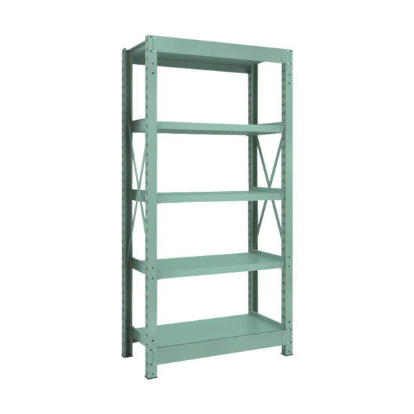トラスコ中山 TRUSCO 中量ボルト式棚 R3型 W900×D450×H1800 5段 単体 R3-6355 1台(1個)（直送品）