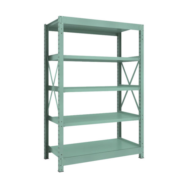 トラスコ中山 TRUSCO 中量ボルト式棚 R3型 W1200×D600×H1800 5段 単体 R3-6465 1台(1個)（直送品）