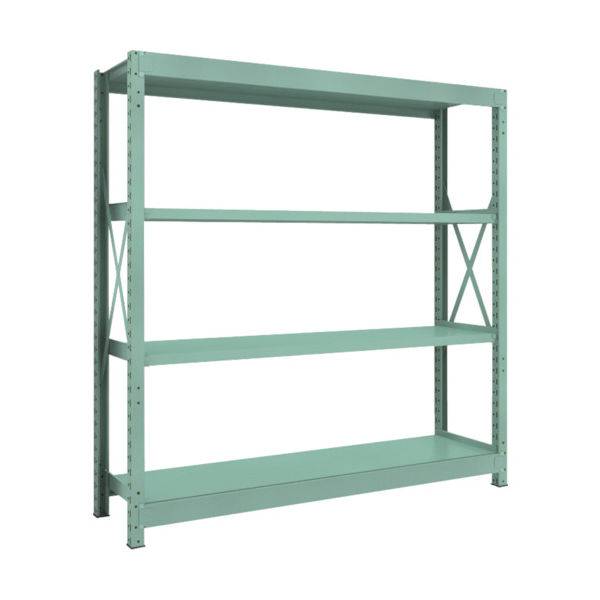 トラスコ中山 TRUSCO R3型中量棚 1800X450XH1800 4段 単体 R3-6654 1台(1個) 505-1690（直送品）