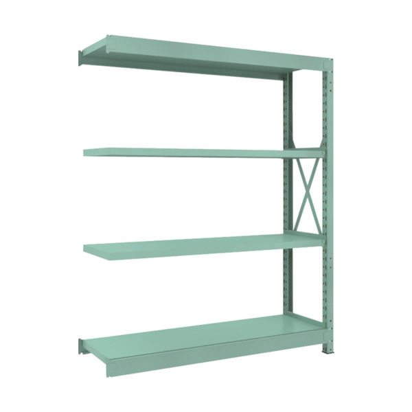 トラスコ中山 TRUSCO R3型中量棚 1500X450XH1800 4段 連結 R3-6554B 1台(1個) 505-1703（直送品）
