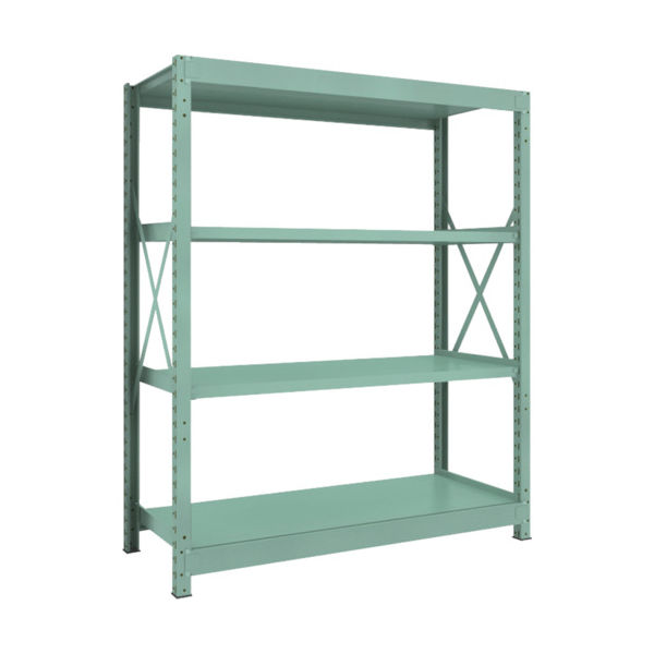 トラスコ中山 TRUSCO R3型中量棚 1500X600XH1800 4段 単体 R3-6564 1台(1個) 505-1762（直送品）