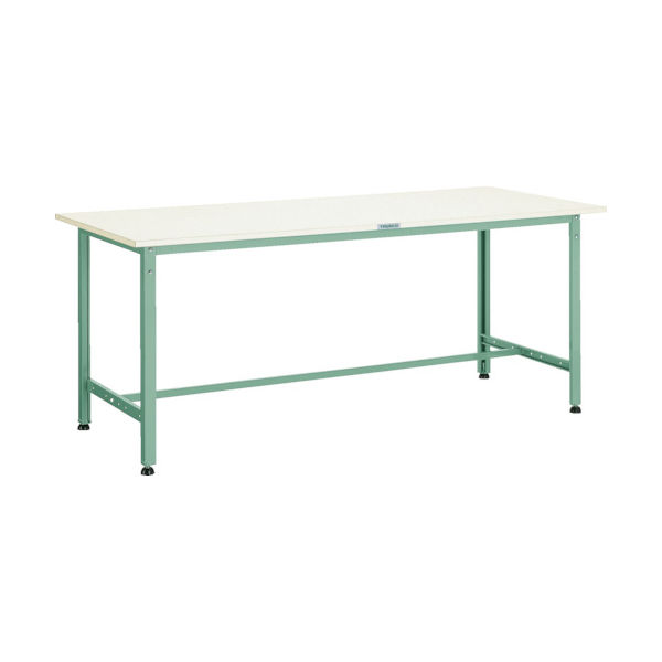 トラスコ中山 TRUSCO 軽荷重作業台(300kg)AE型 1800X750XH740 基本タイプ グリーン色 AE-1800 1台（直送品）