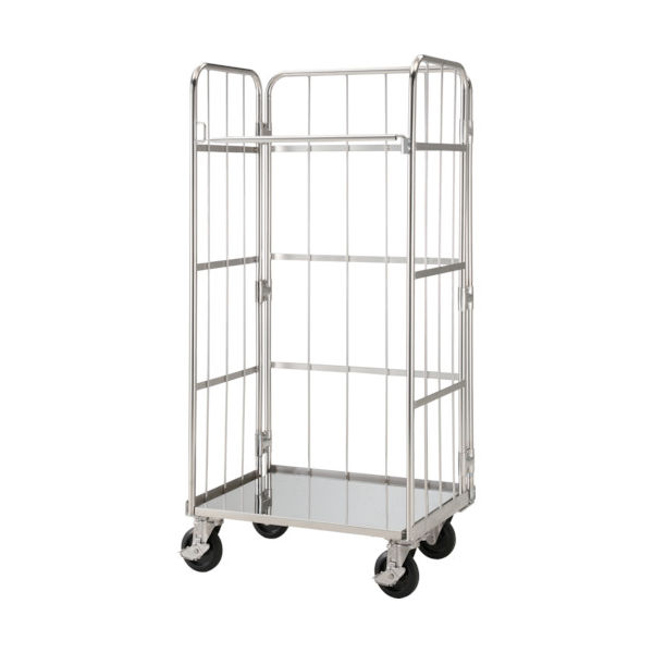 トラスコ中山 TRUSCO オールステンレスハイテナー 800X600X1700 THT-S1C 1台 522-0017（直送品）